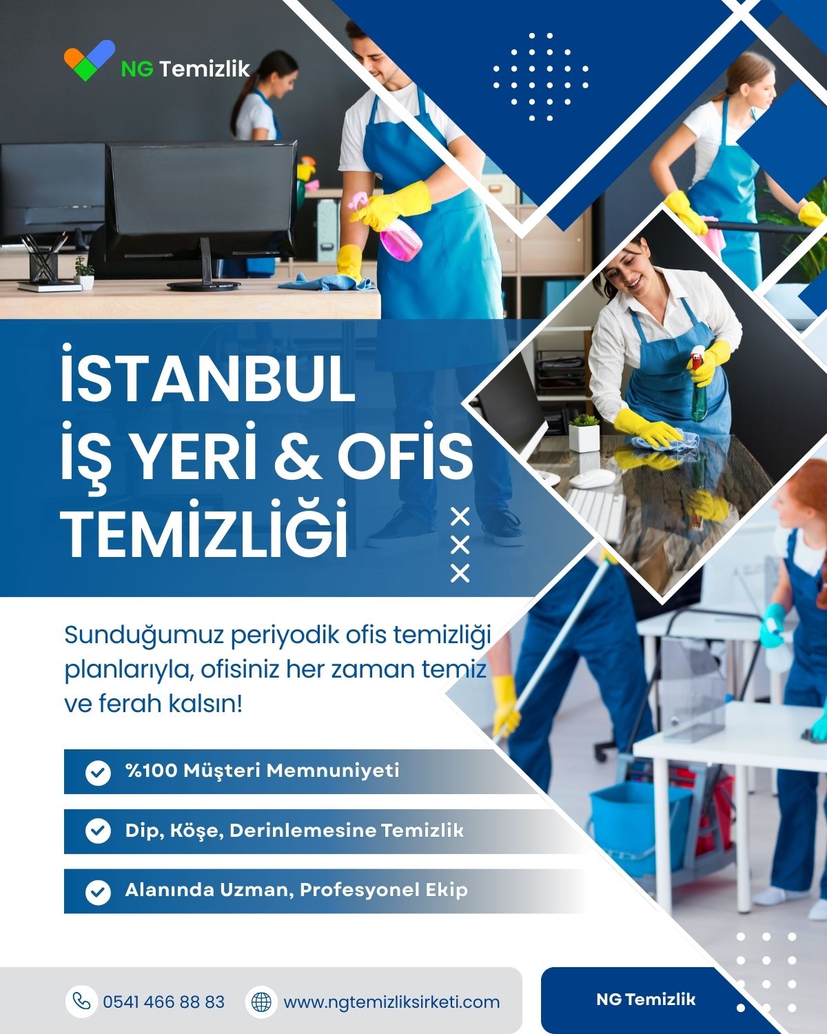 İstanbul Ofis Temizliği NG Temizlik