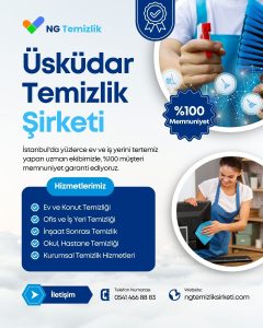 Üsküdar Temizlik Şirketi, Ev Temizliği, Ofis Temizliği