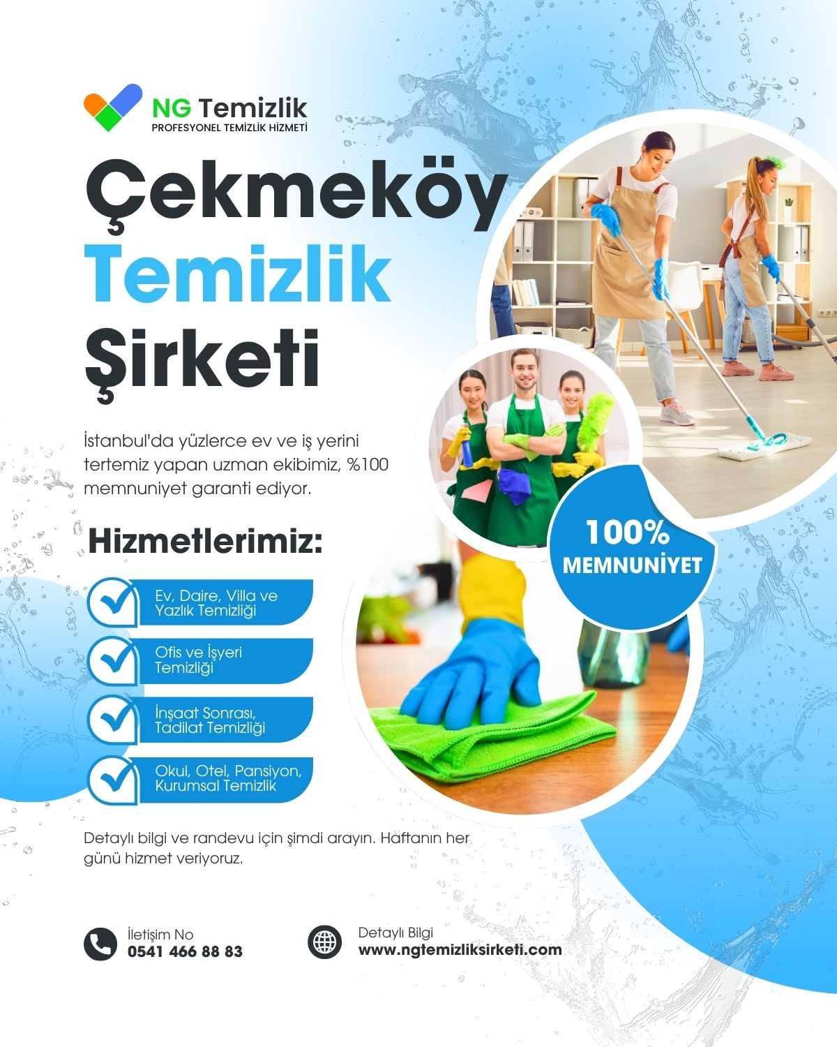 Çekmeköy Temizlik Şirketi NG Temizlik İstanbul
